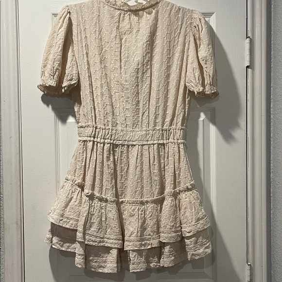 Mable Chic Cream Ruffled Dress - Picture 4 of 5